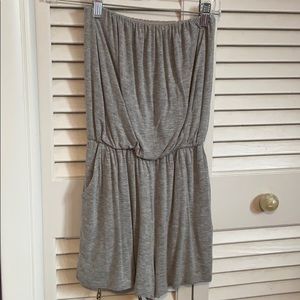 Grey romper t shirt material